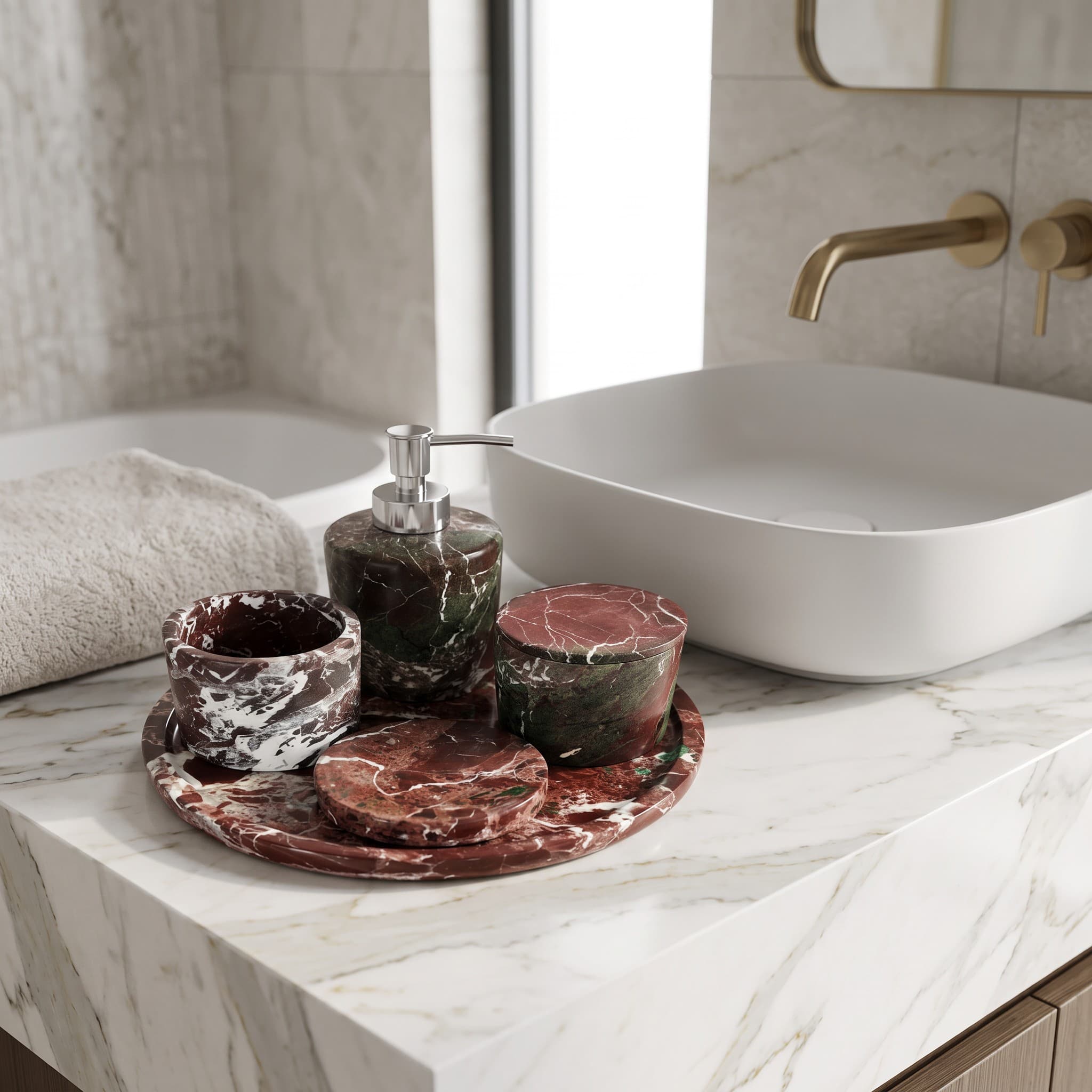 Rosso Levanto 4-Piece Bath Set